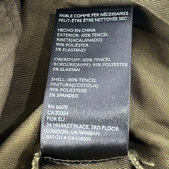 Urban‎ outfitters Silence+Noise Green Hooded Anorak Size Small - Picture 8 of 9